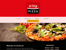 Tablet Screenshot of citypizza.com.au