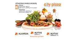 Desktop Screenshot of citypizza.lt