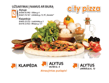 Tablet Screenshot of citypizza.lt